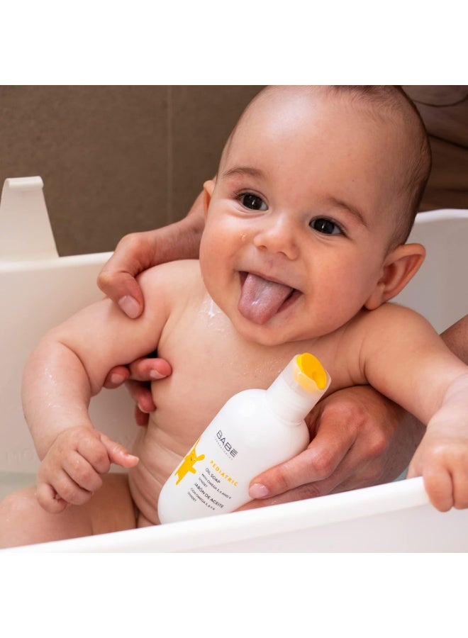 Babe Laboratorios Pediatric Emollient Oil Soap – Gentle Cleansing for Babies & Children – 200 ML - Image 3